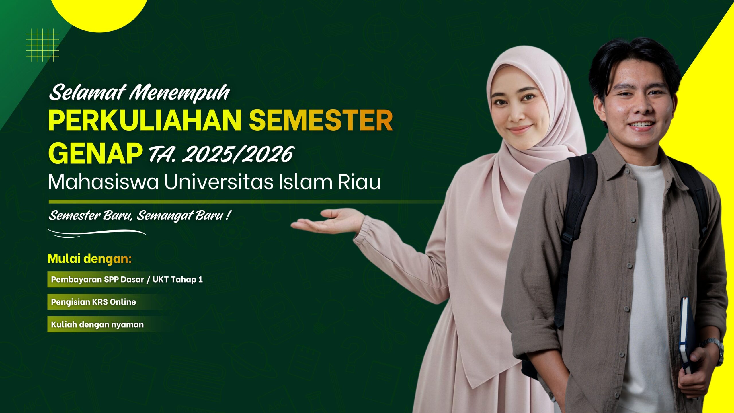 Header Beranda Selamat Menempuh Perkuliahan
